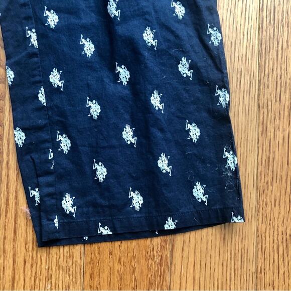 U.S. Polo Association Loungewear Logo Print Navy Blue Pants Men’s Size M - Picture 5 of 11
